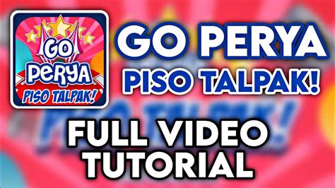 go perya piso talpak login|GO PERYA PISO TALPAK! ( FULL VIDEO TUTORIAL ) .